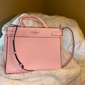 Kate Spade medium handbag soft pink saffiano leather